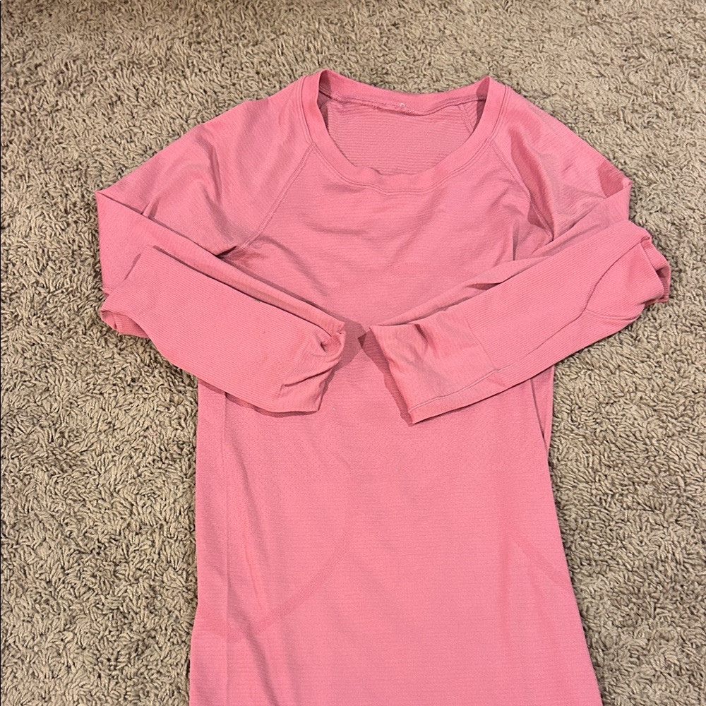 Pink Long Sleeve Top